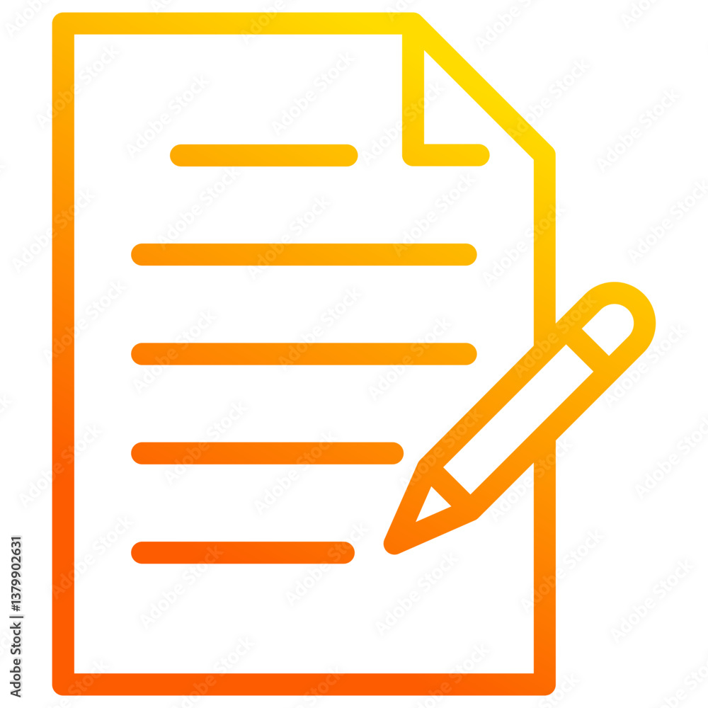 Document Writing Icon Document Writing Icon