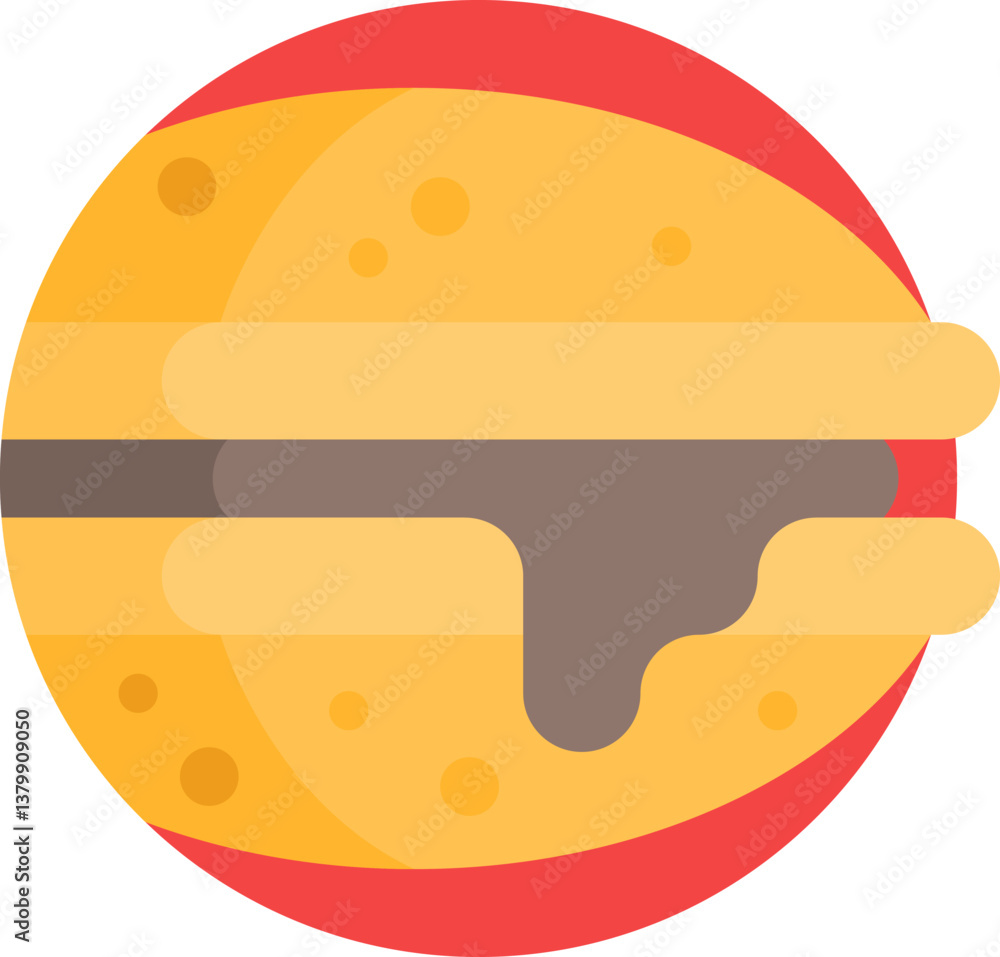 dorayaki Illustration on a white background dorayaki Illustration on a white background