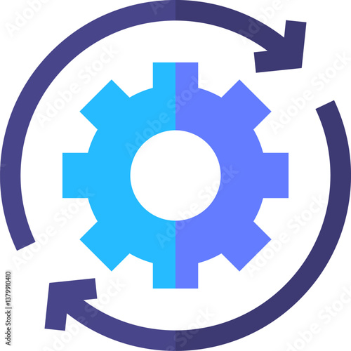 endurance Illustration on a white background