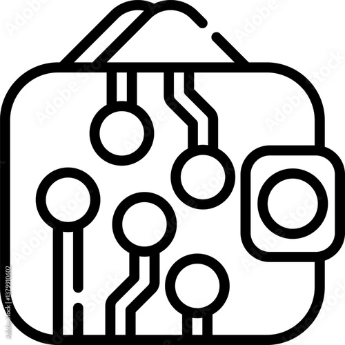 ewallet Illustration on a white background