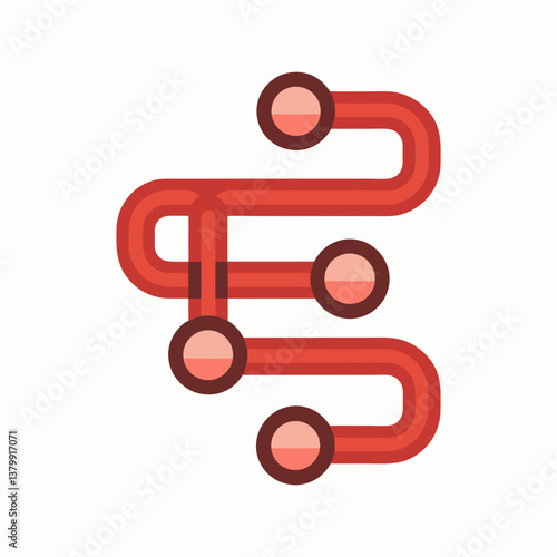 Blood Donation Icon Design in Vibrant Red Colors  