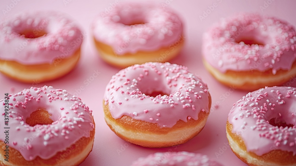 Glazed donuts isolated on a clean background, perfect for a sweet and tempting treat - Glazed donuts isolated on a clean background, perfect for a sweet and tempting treat -