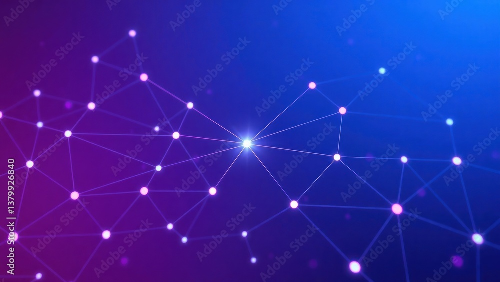 Abstract network graphic design