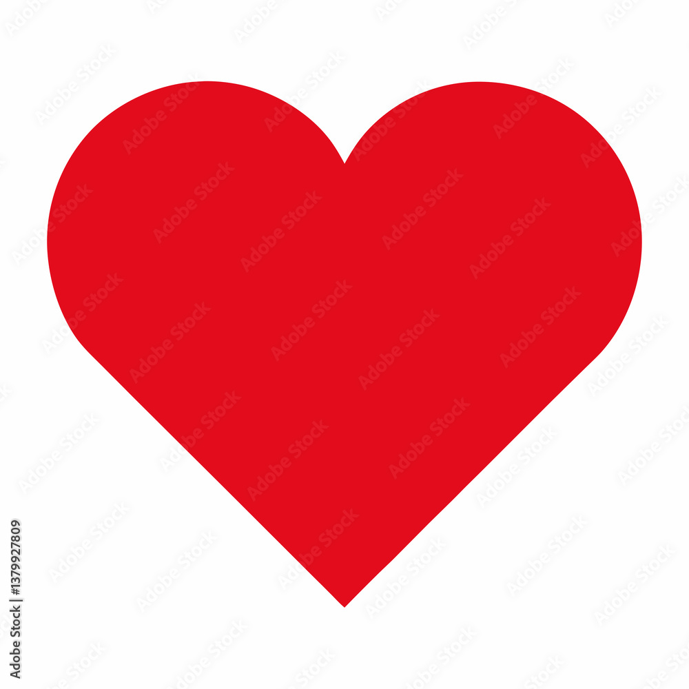 red heart on white background red heart on white background