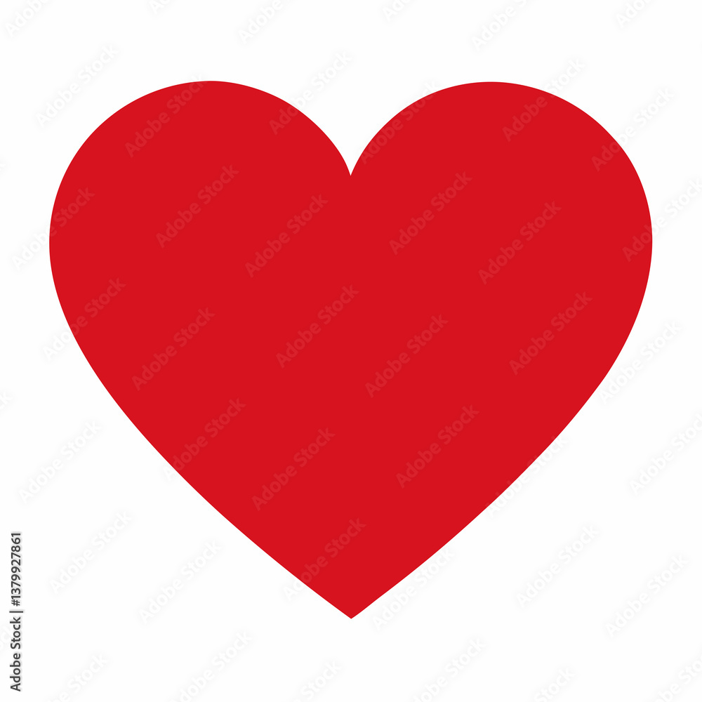 red heart on white background red heart on white background