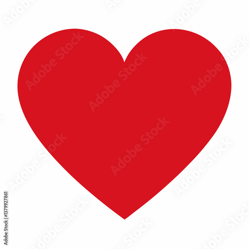red heart on white background Free Download red heart on white background - GFXLoad