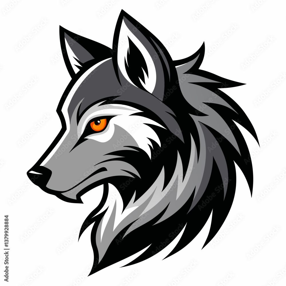 wolf head vector wolf head vector