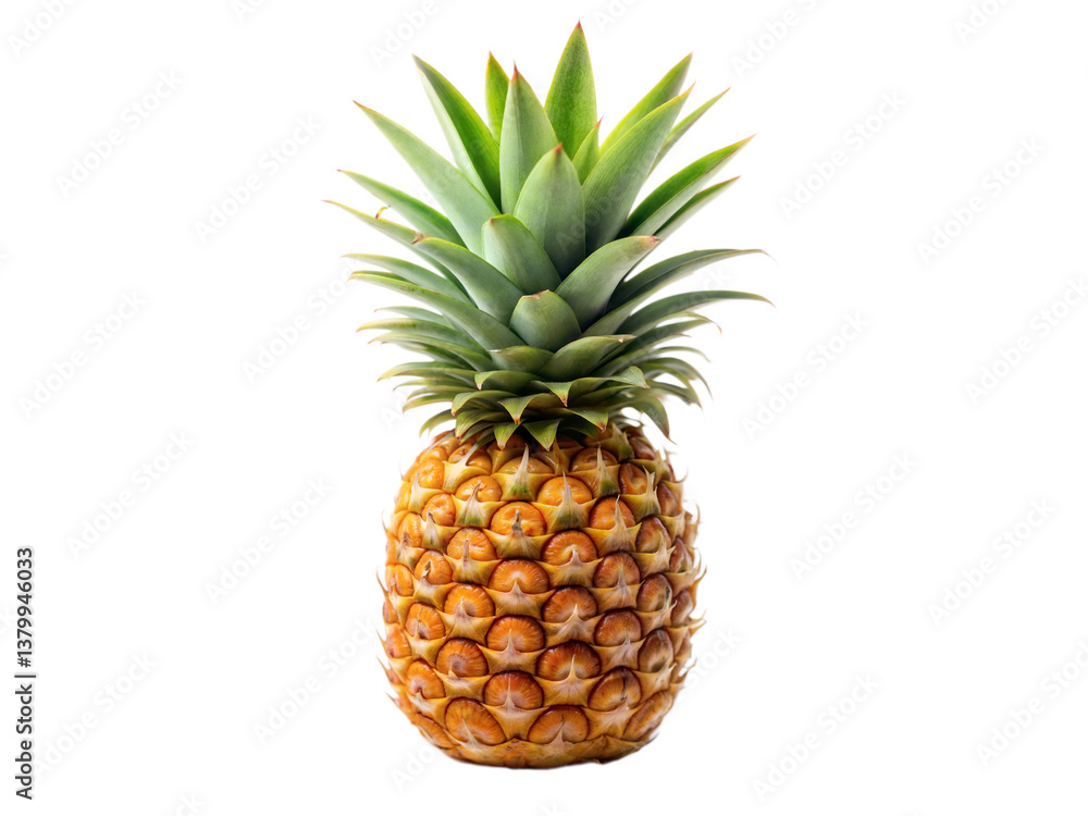 pineapple isolated on white