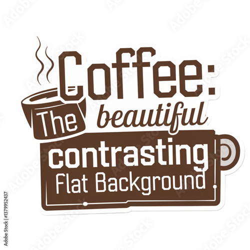 vintage coffee label