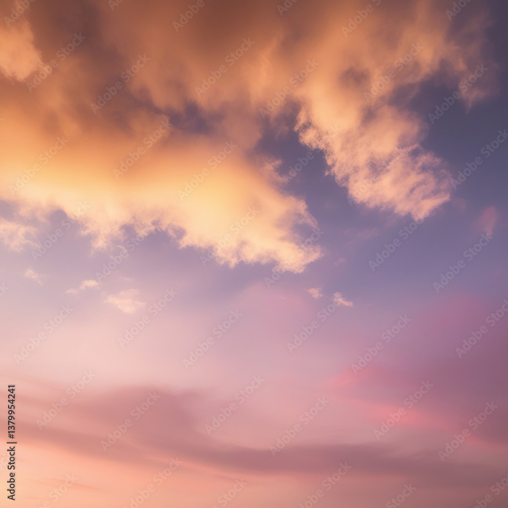 Fototapeta premium sunset sky with clouds