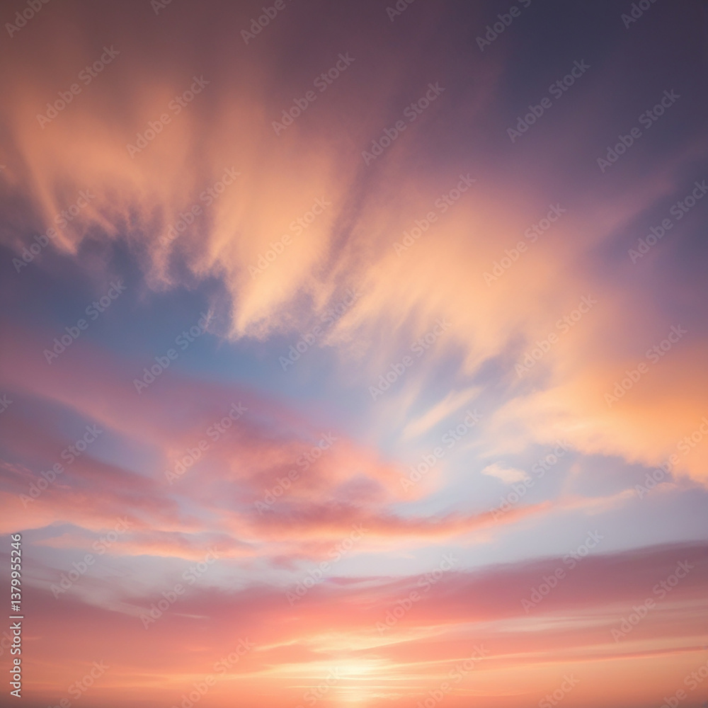 Fototapeta premium sunset in the sky