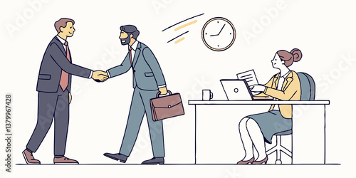 Business Job Interview Scene