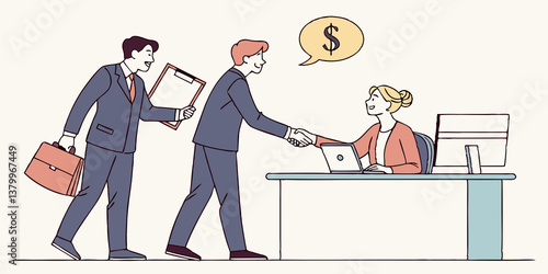 Business Job Interview Scene