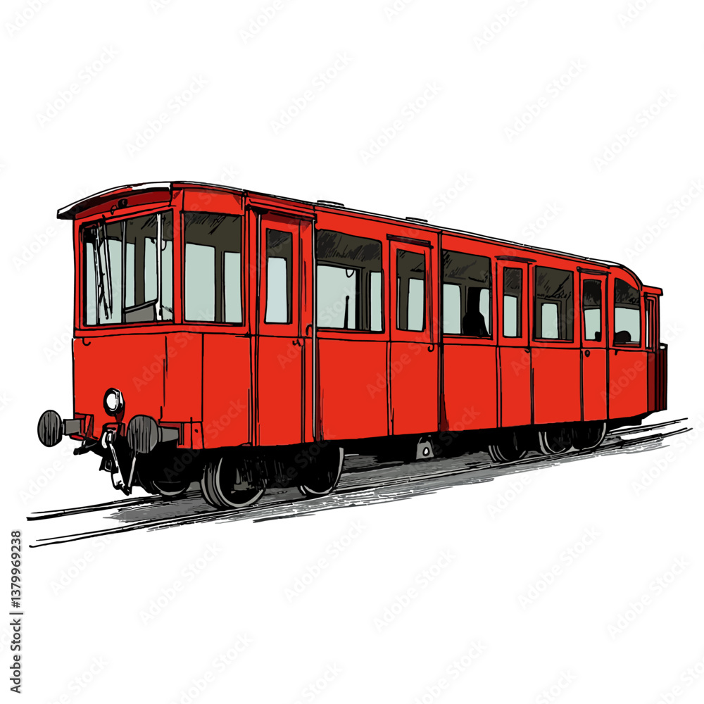 Obraz premium old steam train