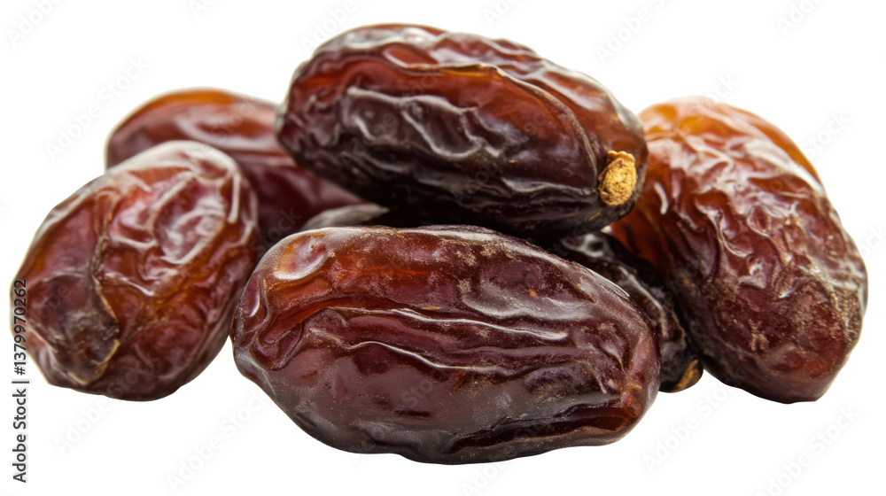 Fresh Dates Isolated on a White Background Showing Natural Sweetness and Healthy Snack isolated on white background Fresh Dates Isolated on a White Background Showing Natural Sweetness and Healthy Snack isolated on white background