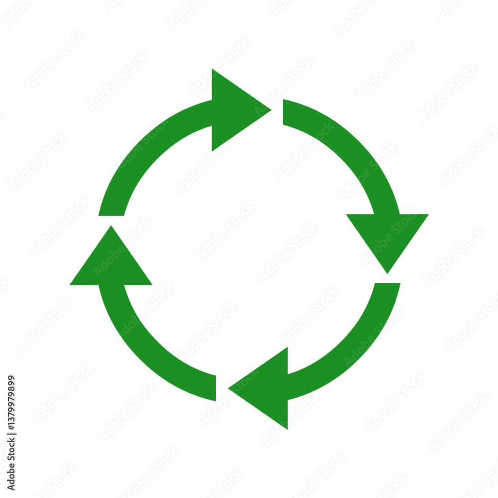 Recycling green icon Recycle symbol. Rotation arrow pack. Reuse cycle. Vector eco icons Recycling green icon Recycle symbol. Rotation arrow pack. Reuse cycle. Vector eco icons