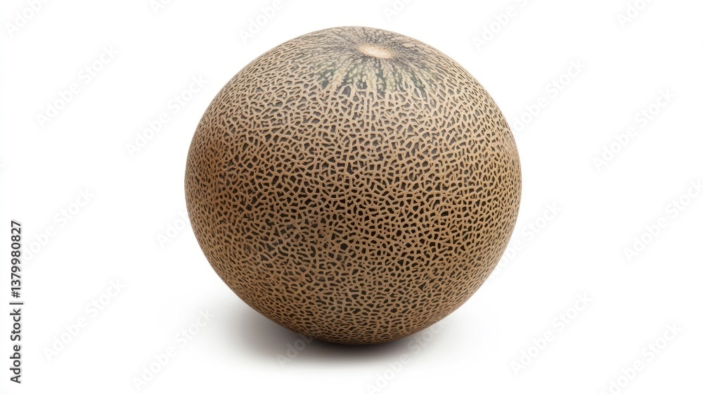 Studio Shot of a Whole Cantaloupe Melon with Textured Skin Studio Shot of a Whole Cantaloupe Melon with Textured Skin