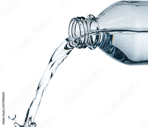 清らか水流れ出る爽快ボトル