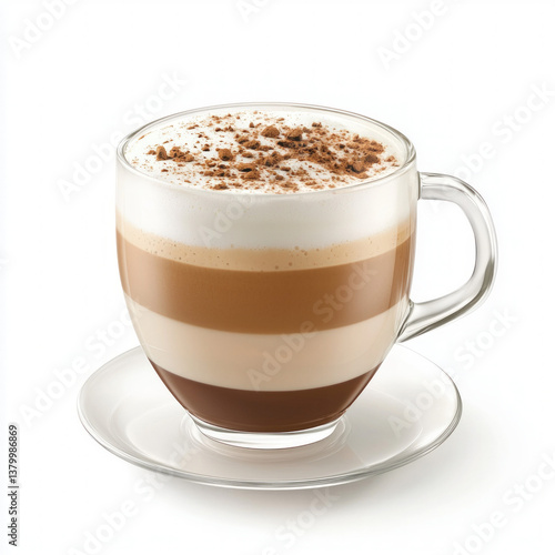 cafe latte isolated