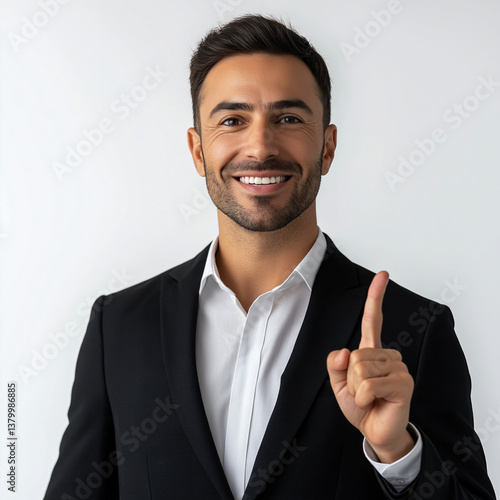 business man presenting iso...