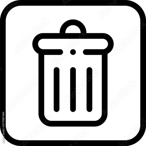 delete Illustration on a white background