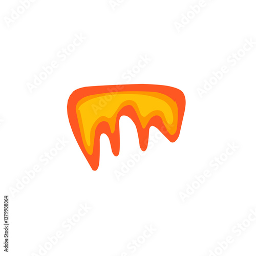 illustration of hot lava