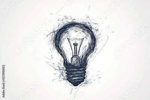 lightbulb sketch