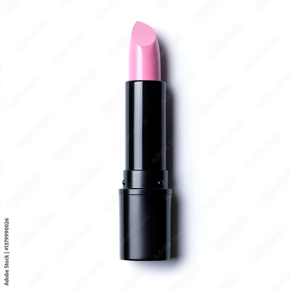 A sophisticated pink lipstick promising a touch of elegance and confidence against a clean white background. A sophisticated pink lipstick promising a touch of elegance and confidence against a clean white background.