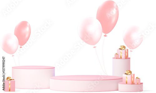 Platform with Gift Box