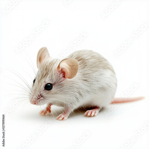 white mouse isolated