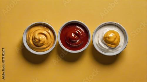 ketchup, mustard
