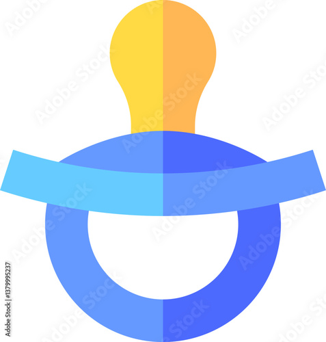 pacifier Illustration on a white background