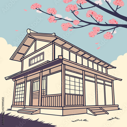 vector illustration of a house