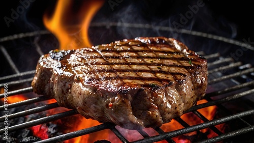 meat on the grill