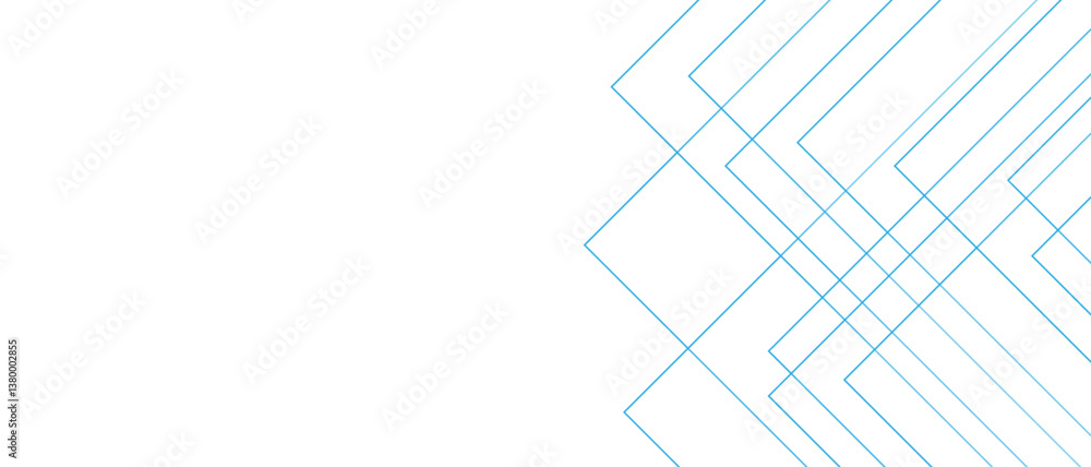 Abstract white and blue background with lines. Design for brochure, website, flyer. Blue Futuristic architectural concept with Isometric squares & Geometric line design. Blue geometric banner pattern Abstract white and blue background with lines. Design for brochure, website, flyer. Blue Futuristic architectural concept with Isometric squares & Geometric line design. Blue geometric banner pattern