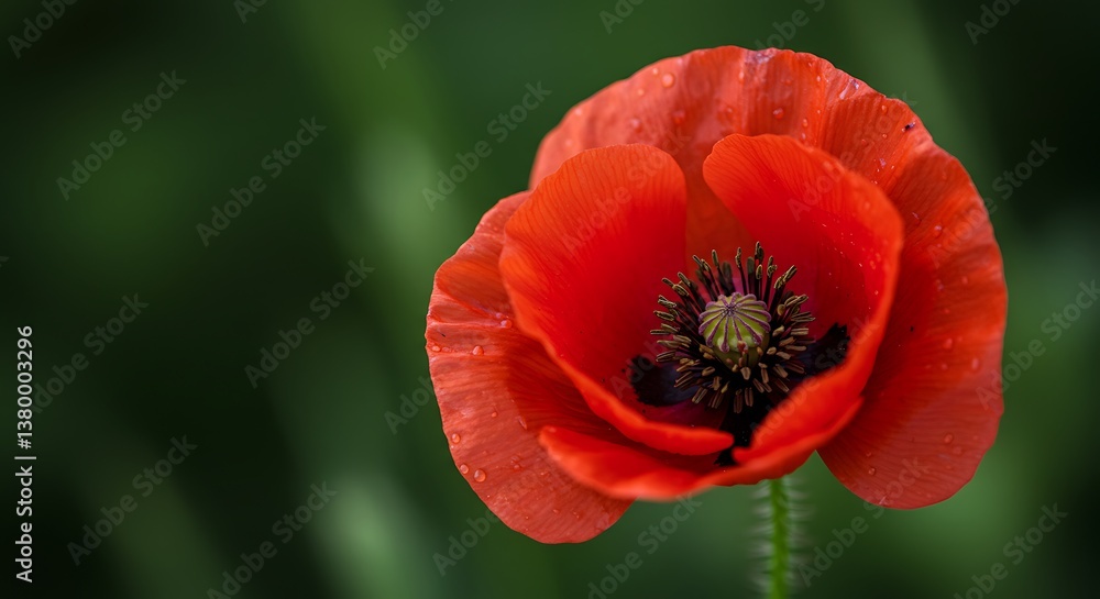 Fototapeta premium Crimson Embrace AI Generated