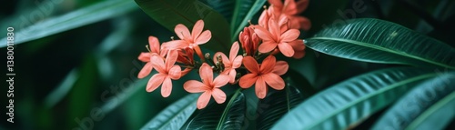 Lush Garden Flowers Showcasing Natural Beauty of Greenery