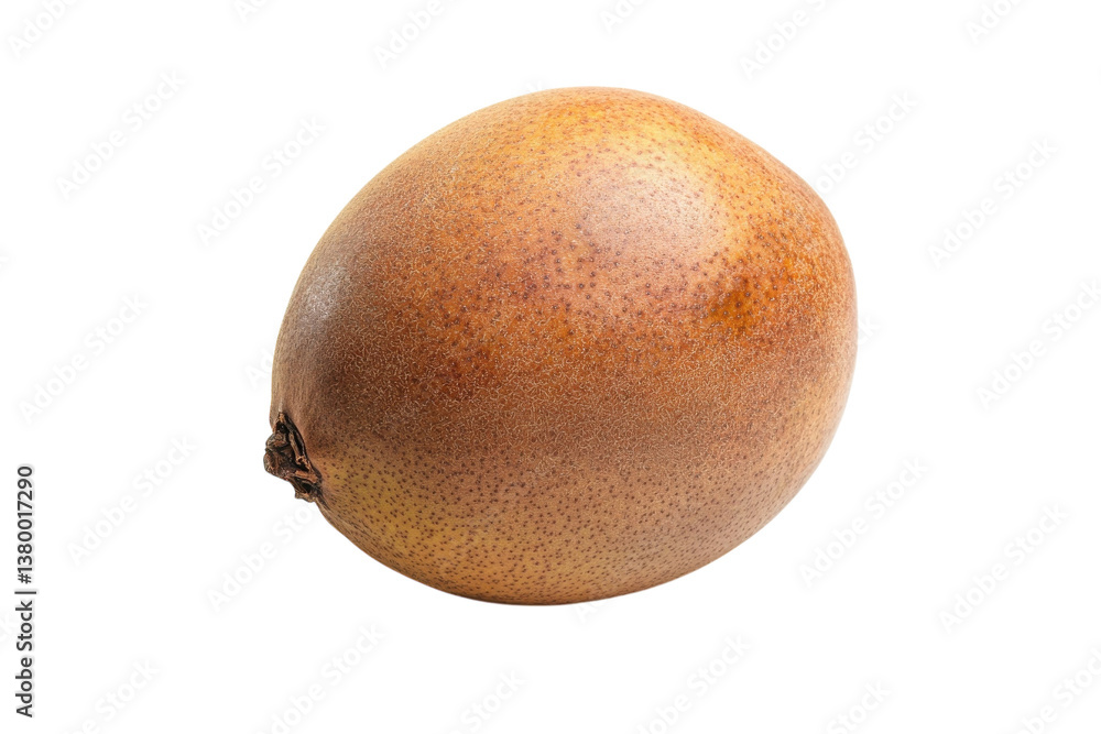 Deliciously ripe sapodilla resting on a clean white surface, ready for a sweet culinary adventure
