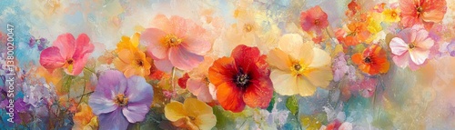 Vibrant Spring Blossoms in Nature's Awakening of Colors