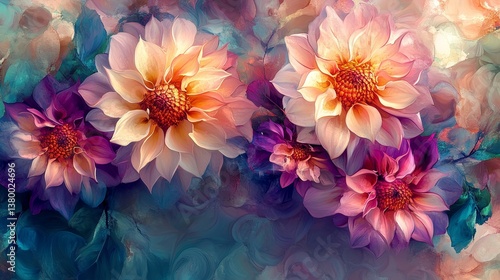 Elegant Blooming Flowers Showcasing Vibrant Beauty and Grace