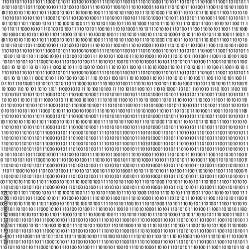 Cyber matrix background vector. Binary programming coding abstract.