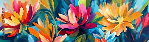 Colorful Wildflowers in Nature Showcasing Vibrant Floral Beauty