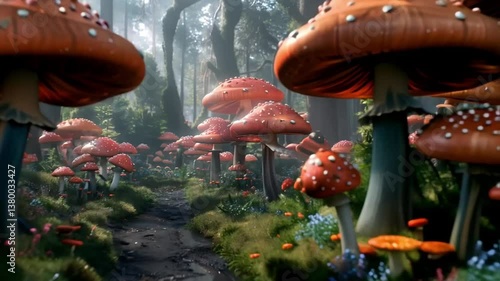 A alice in wonderland background