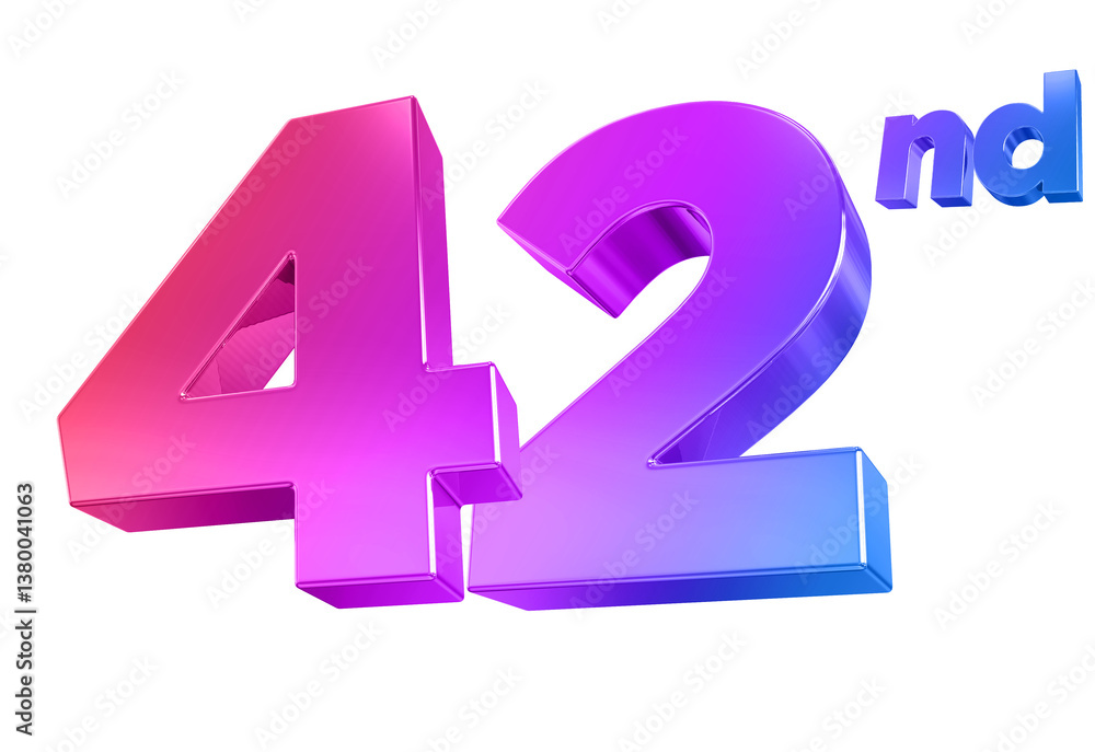 42nd Anniversary Gradient 42nd Anniversary Gradient
