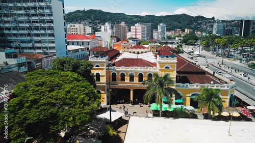 Florianopolis, Brazil. Aerial view of the city of Florianopolis in Brazil