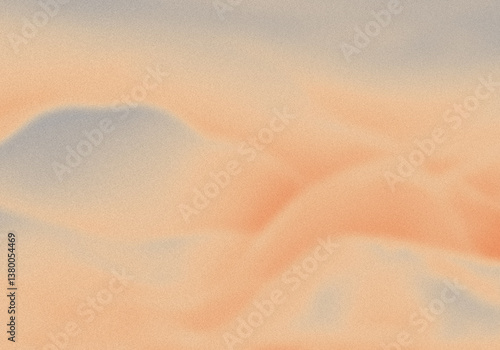 Atmospheric peachy and blue gradient abstract background, modern aesthetic soft texture	
