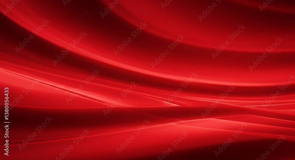 Obraz premium Crimson Currents AI Generated