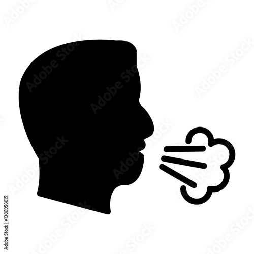 Dry Cough Icon