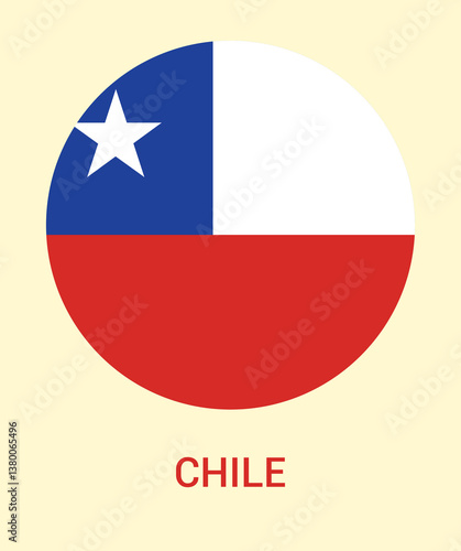 Flag Of Chile, Chile flag, National flag of Chile.