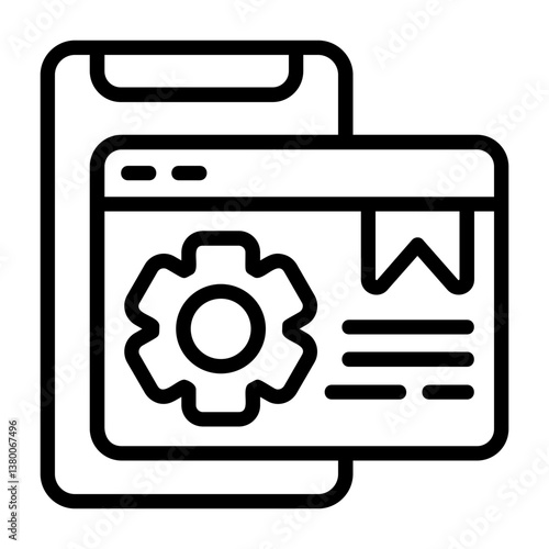Mobile SEO Icon